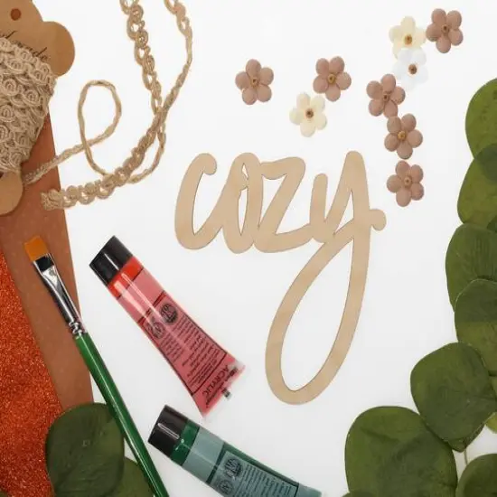 Leisure Arts&reg; 5" Cozy Wood Word {4}