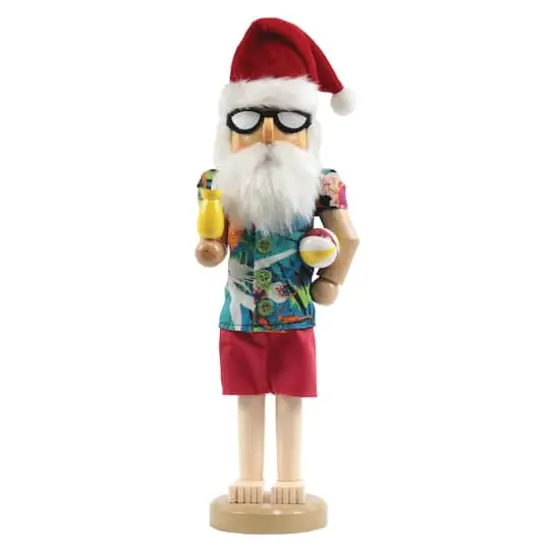 Santa's Workshop 15" Beach Time for Santa Nutcracker {3}