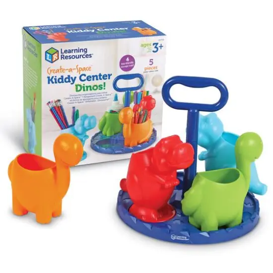 Learning Resources Create-a-Space&trade; Kiddy Center Dino Set {6}