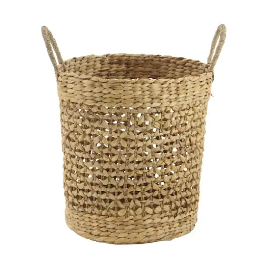 Brown Seagrass Natural Storage Basket Set {8}