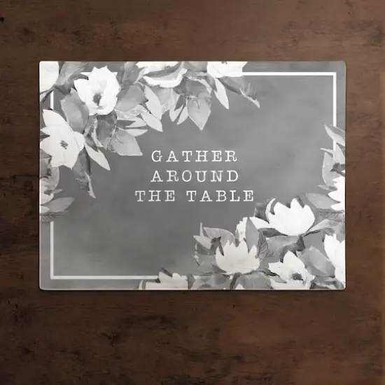 Gather Around the Table 18" x 14" Cotton Twill Placemat {3}