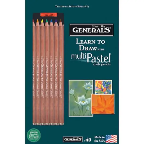 General's&reg; Learn to Draw with MultiPastel&reg; Pencil Set {1}