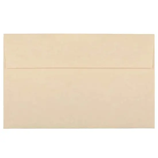 JAM Paper A10 Parchment Invitation Envelopes, 50ct. Brown {1}