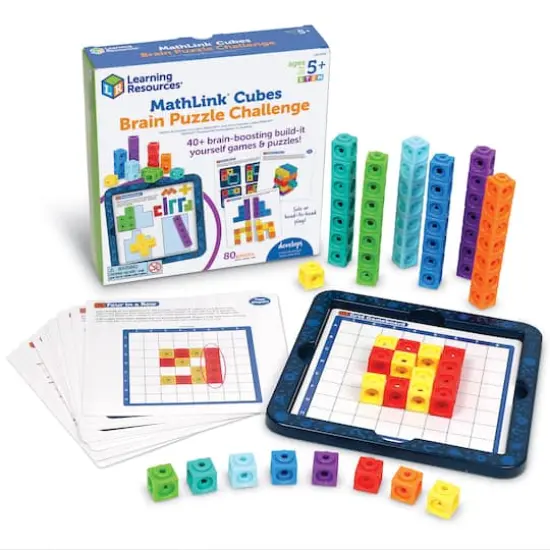 Learning Resources Mathlink Cubes Brain Games Pack {1}