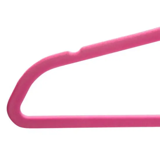 Simplify Kids Velvet Hangers, 100ct. Pink {8}