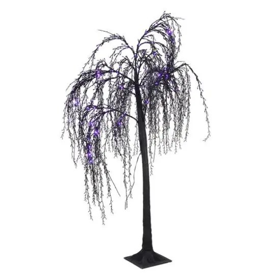 5ft. Purple LED Lighted Willow Tree by Ashland&reg; {3}