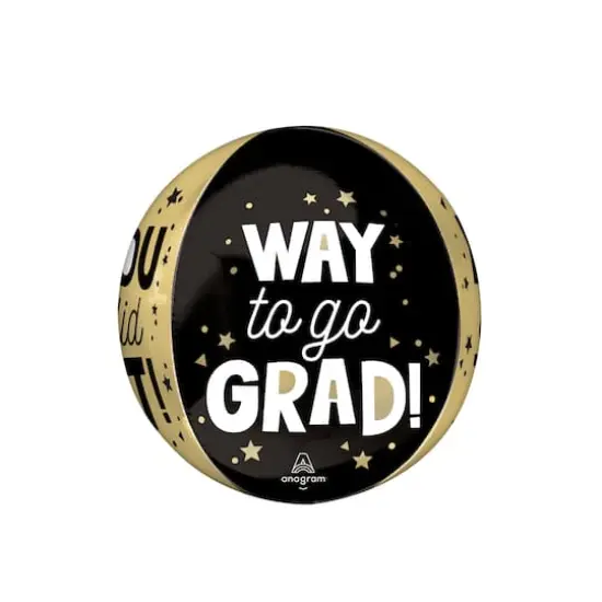 Orbz&reg; XL&trade; 16" Way to Go Grad Foil Balloon {1}