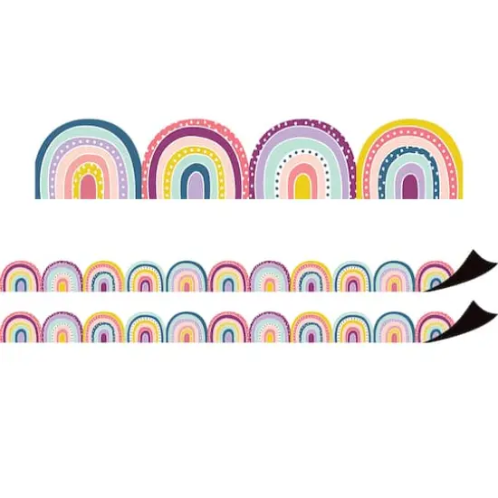 Teacher Created Resources Oh Happy Day Rainbows Magnetic Border, 48ft. {1}