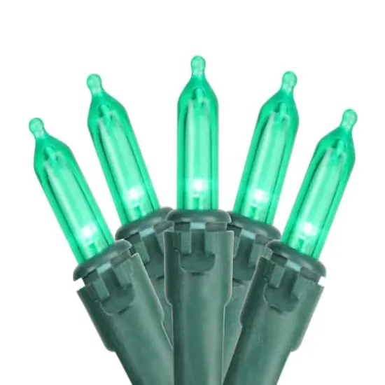 100ct. Green LED String Lights {1}
