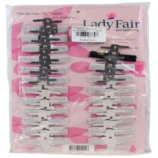 JAM Paper Silver Wristlets, 20ct. {1}