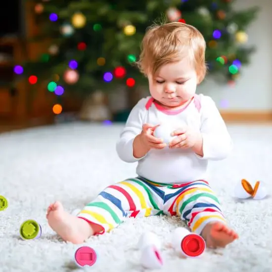 Nothing But Fun Toys Shape Sort Eggs Playset {6}