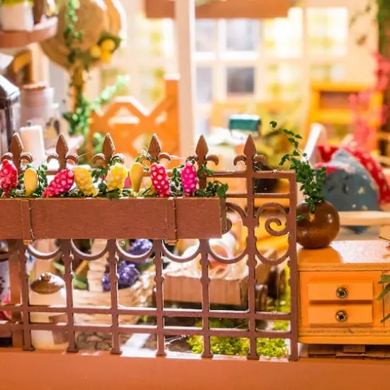 Rolife&reg; Miller's Garden DIY Miniature House Kit {8}