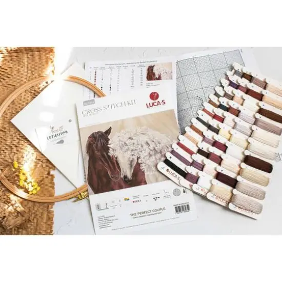 Luca-S The Perfect Couple Counted Cross Stitch Kit {7}