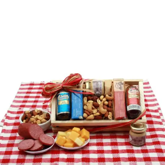 Signature Sampler Meat & Cheese Snack Set {1}