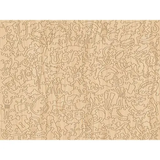 Joe Journeyman NFL Wooden Puzzle Dallas Cowboys {4}