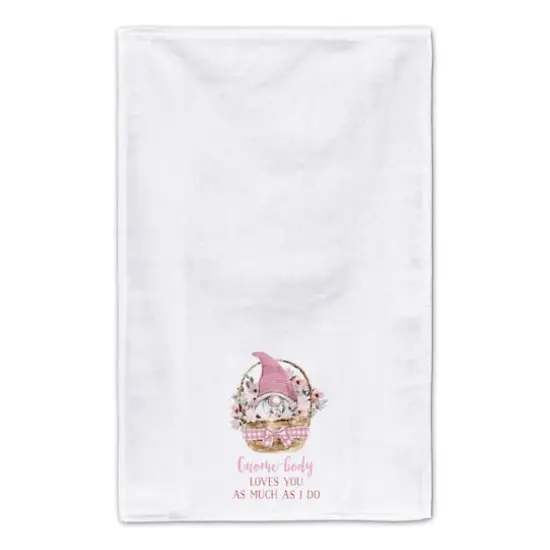 Gnome-body Loves You As Much As I Do Tea Towel Set {5}