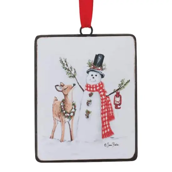 12ct. Snowman & Deer Ornament {5}