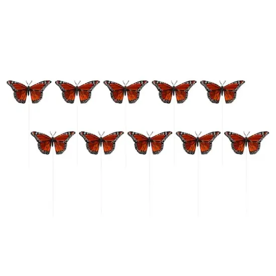 Orange Feather Butterflies, 10ct. by Ashland&reg; {1}