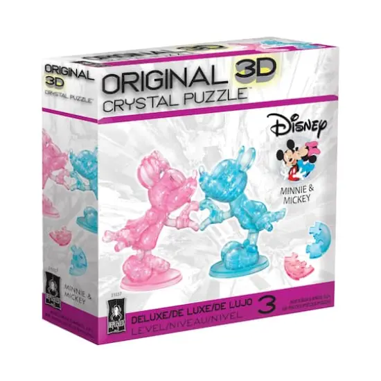 Original 3D Crystal Puzzle™ Disney Minnie & Mickey 68 Piece Puzzle {3}