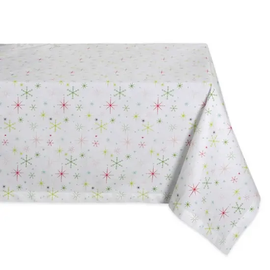 DII&reg; 52" Christmas Star Print Tablecloth {1}