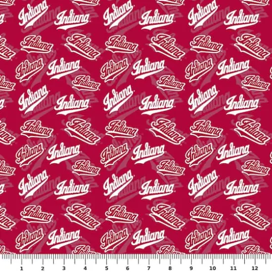 NCAA Indiana University Hoosiers Cotton Fabric {3}