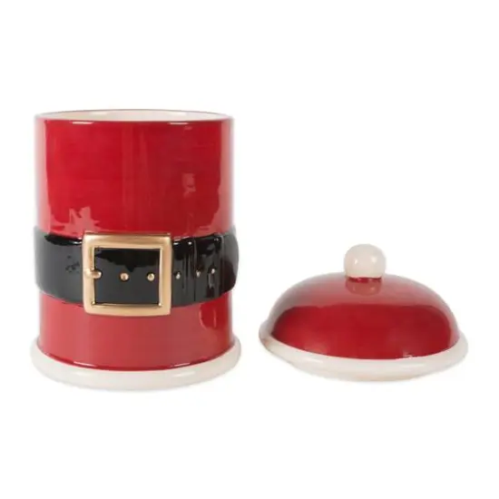 DII&reg; 10" Santa Belt Pet Treat Canister {3}