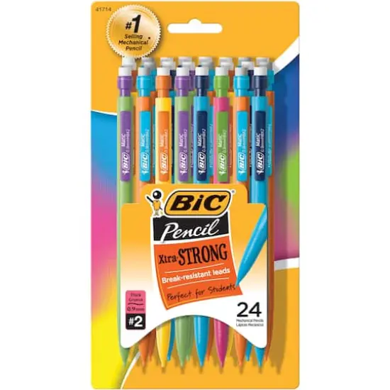 BIC&reg; Xtra-Strong 0.9mm Assorted Barrels Mechanical Pencils, 24ct. {3}
