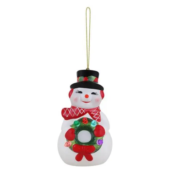 Mr. Christmas Nostalgic Ceramic Snowman Ornament  {1}