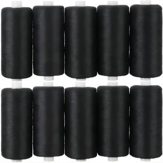 NEX&trade; Black Cotton Sewing Thread, 10ct. {5}