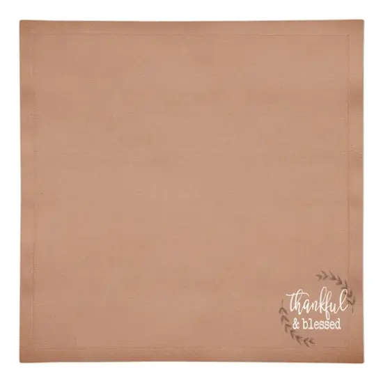 Thankful Blessed Cotton Twill Napkin {1}