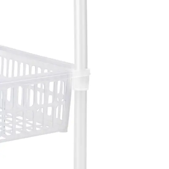Kitchen Details White 4-Tier Slim Shelf {7}