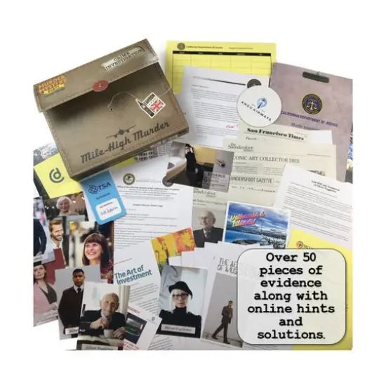 Murder Mystery Party Case Files: Mile-High Murder {10}