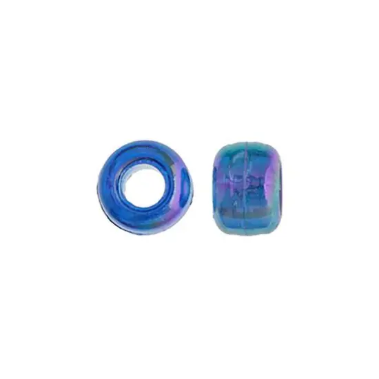 John Bead 9mm Transparent Pony Beads, 1,000ct. Dark Sapphire Iris {4}