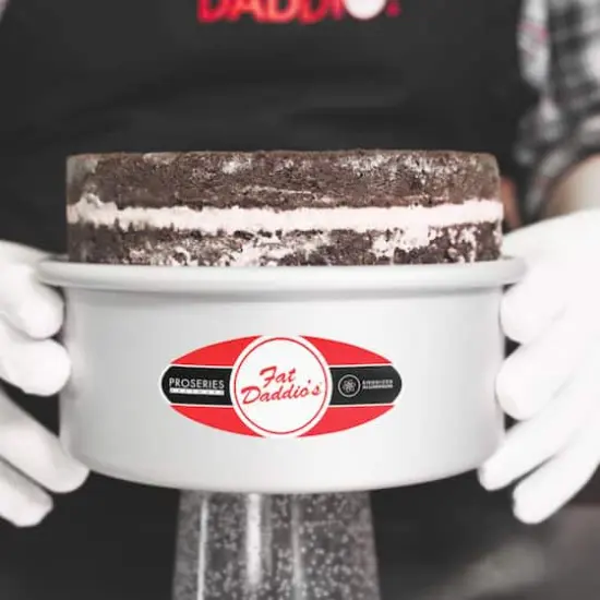 Fat Daddio's&reg; ProSeries 6" x 3" Anodized Aluminum Round Cheesecake Pan {4}