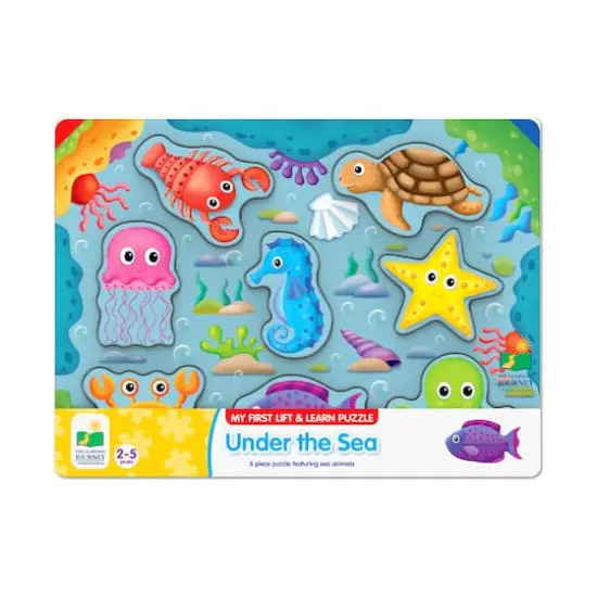 My First Lift & Learn Puzzle - Under the Sea: 8 Pcs {1}