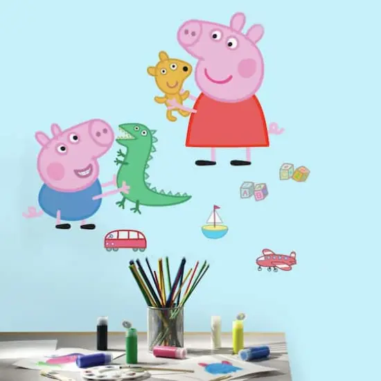 RoomMates Peppa Pig&trade; Playtime Peel & Stick Giant Wall Decals {4}