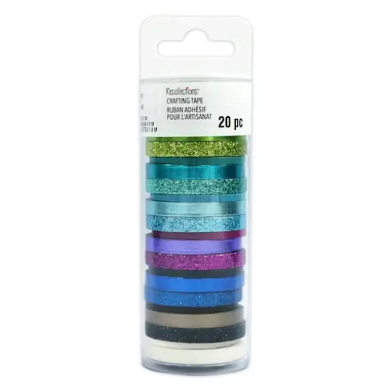 Blues Narrow Crafting Tape Set by Recollections&trade; {4}