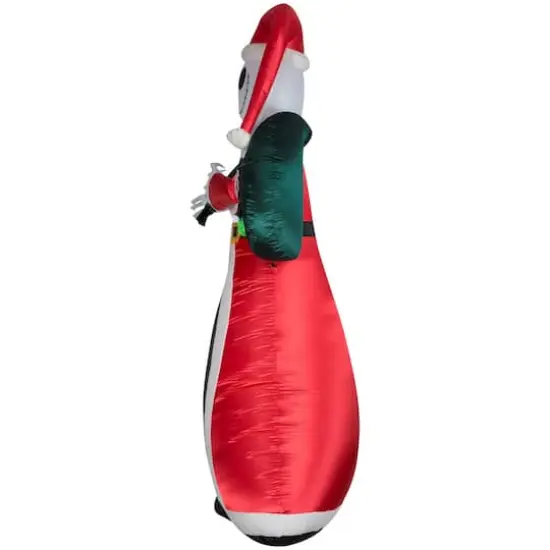 10ft. Airblown&reg; Inflatable Giant Christmas Jack Skellington as Sandy Claws {4}