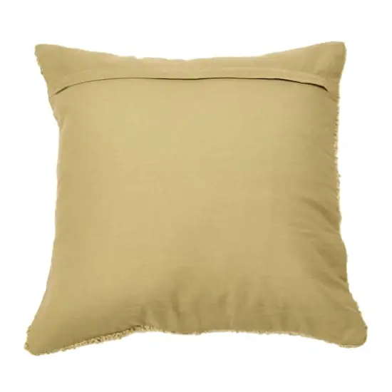 Hello Honey&reg; 20'' Brown Square Boucle Cotton Pillow Cover {4}