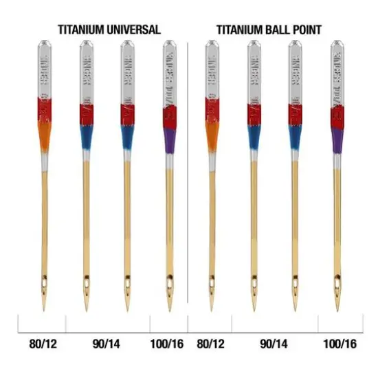 SINGER&reg; Titanium & Standard Universal & Ball Point Sewing Machine Needles, 54ct. {4}