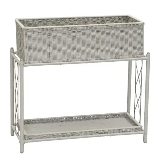 Household Essentials Raised Plant Stand Gray {1}