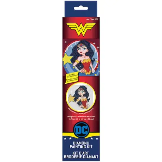 Camelot Dotz Young DC Wonder Woman Diamond Painting Kit {4}