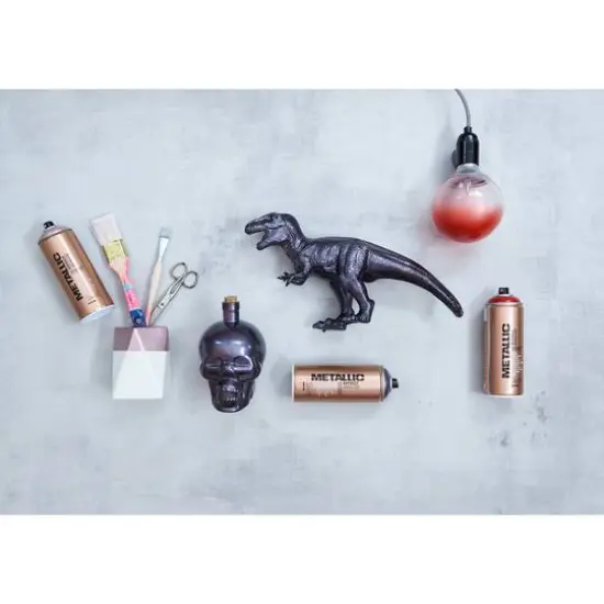 Montana&trade; Cans Metallic Effect Spray Paint, 400mL Graphite {5}