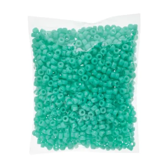 John Bead 6mm Opaque Plastic Mini Pony Beads, 1,000ct. Turquoise {6}