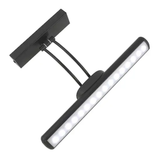 Rechargeable LED Wall-Mounted Gallery Light by Studio D&eacute;cor&reg; Black {9}