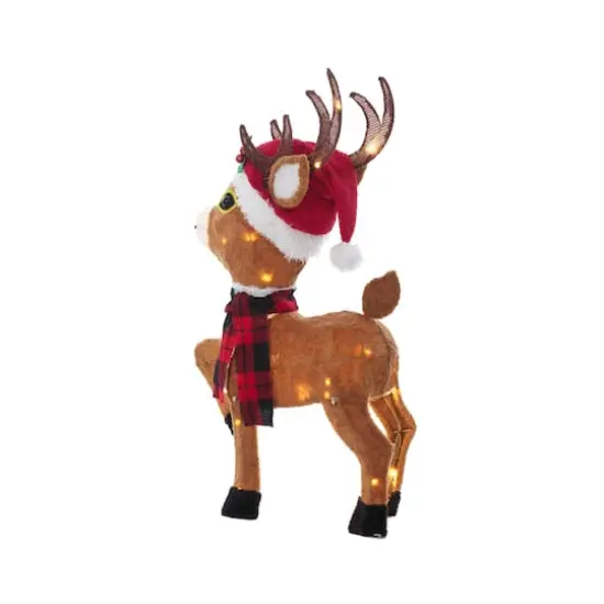 36" Plush Reindeer Figurine {4}