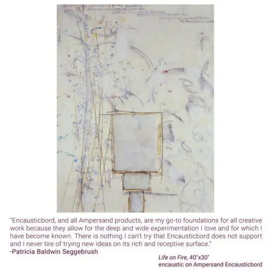 Ampersand&trade; 9" x 12" Encausticbord&trade; {6}