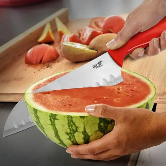 Gibson Home Color Vibes 14-Piece Cutlery Knife Set {11}