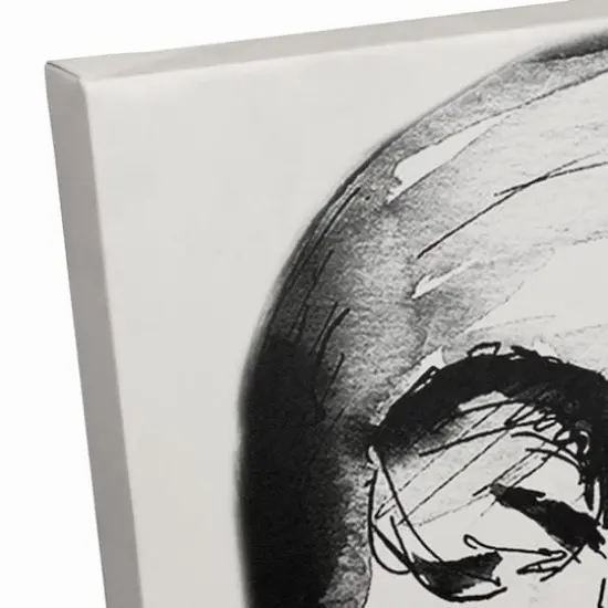 Spooky Vibes Skull 16" x 16" Canvas Wall Art {4}