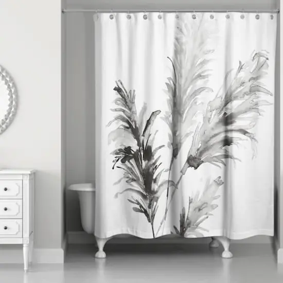 Pampas Vase 71" x 74" Shower Curtain {1}